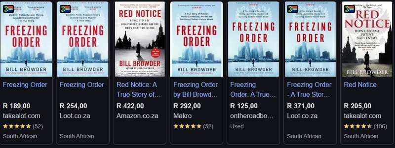 Freezing Order By Bill Browder nonfiction politics Russia true crime biography business history