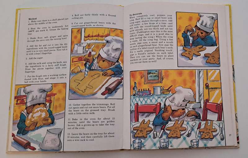 Fun & Games With Paddington By Michael Bond 1978 kids children's picture story book bedtime classic