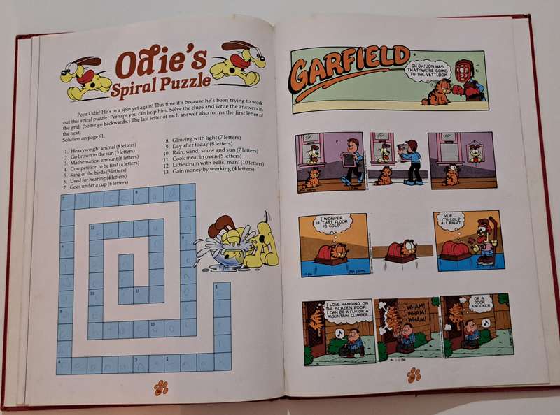 Garfield Annual By Jim Davis cartoon comic classic iconic children kids
