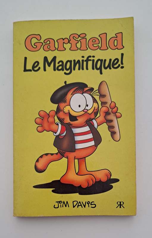Garfield Le Magnifique By Jim Davis (1990) vintage old rare cartoon comic book iconic collectable