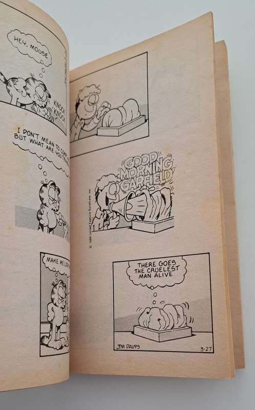 Garfield Le Magnifique By Jim Davis (1990) vintage old rare cartoon comic book iconic collectable