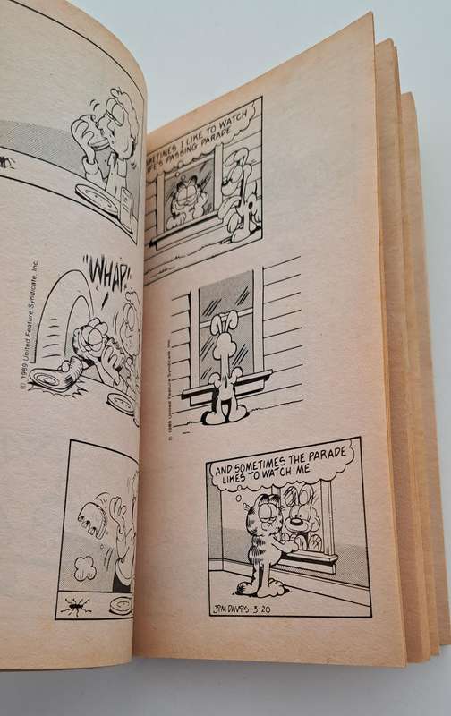 Garfield Le Magnifique By Jim Davis (1990) vintage old rare cartoon comic book iconic collectable