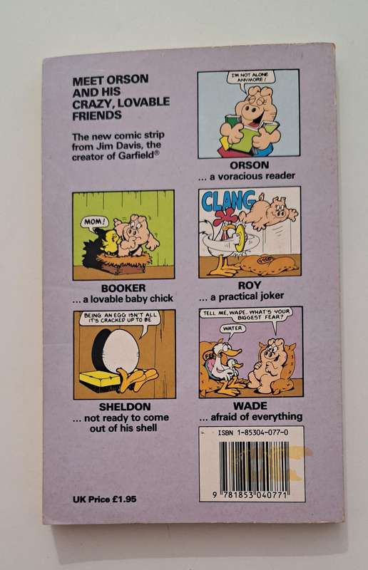 Garfield Orson's Farm Rules The Roost 1 By Jim Davis 1987 cartoon comic book strip kids children