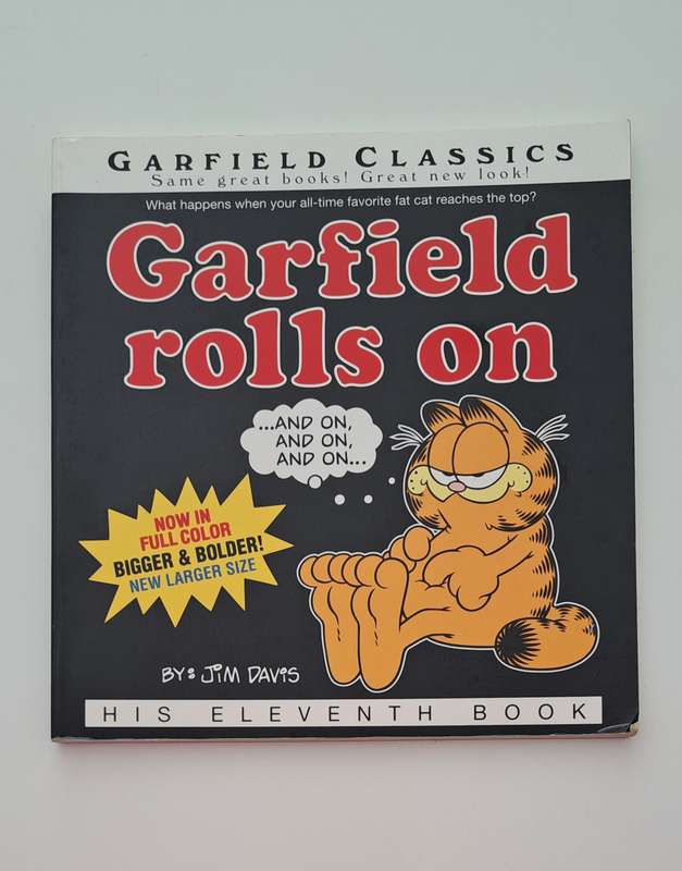 Garfield Rolls On By Jim Davis His 11th book cartoon comic book graphic Novel classic collectable