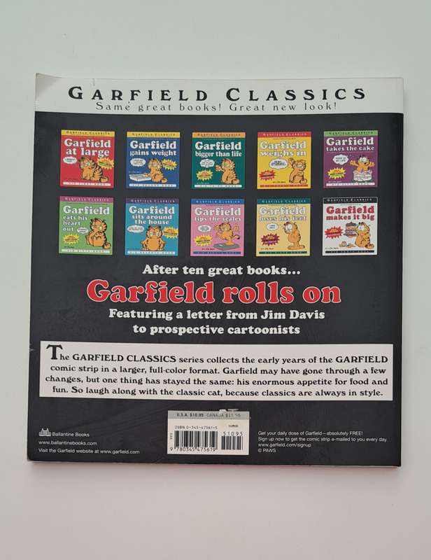 Garfield Rolls On By Jim Davis His 11th book cartoon comic book graphic Novel classic collectable