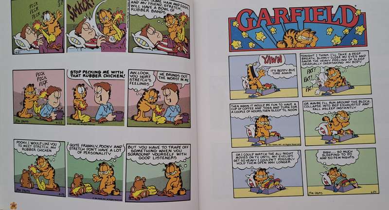 Garfield Rolls On By Jim Davis His 11th book cartoon comic book graphic Novel classic collectable