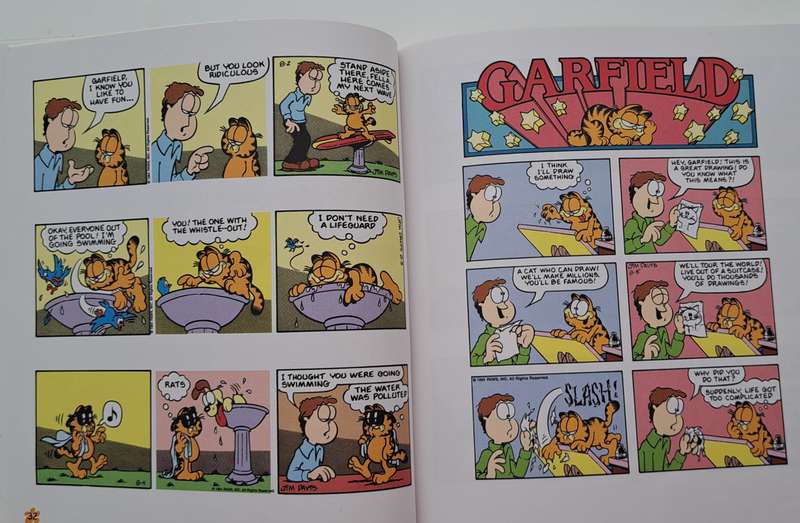 Garfield Rolls On By Jim Davis His 11th book cartoon comic book graphic Novel classic collectable