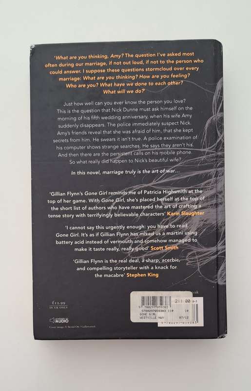 Gone Girl By Gillian Flynn crime mystery thriller fiction suspense adult contemporary