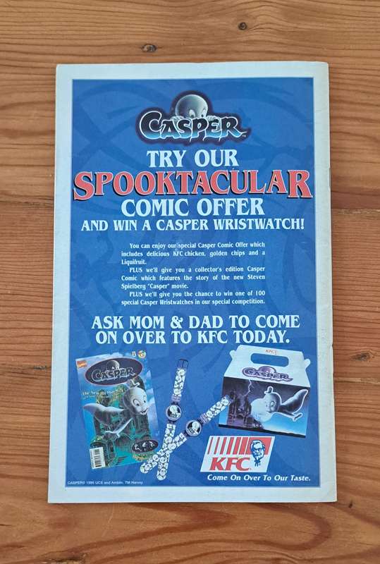 Harvey Comics Casper #89 (1995) RSA South Africa Print rare vintage old retro collectable cartoon