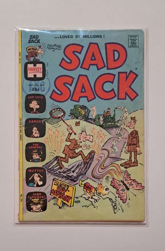 Harvey Comics Sad Sack (1949) #244 vintage rare old retro comic books