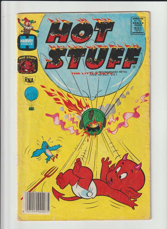 Harvey comics Hot Stuff #13 (1987) RSA South Africa print rare old vintage collectable