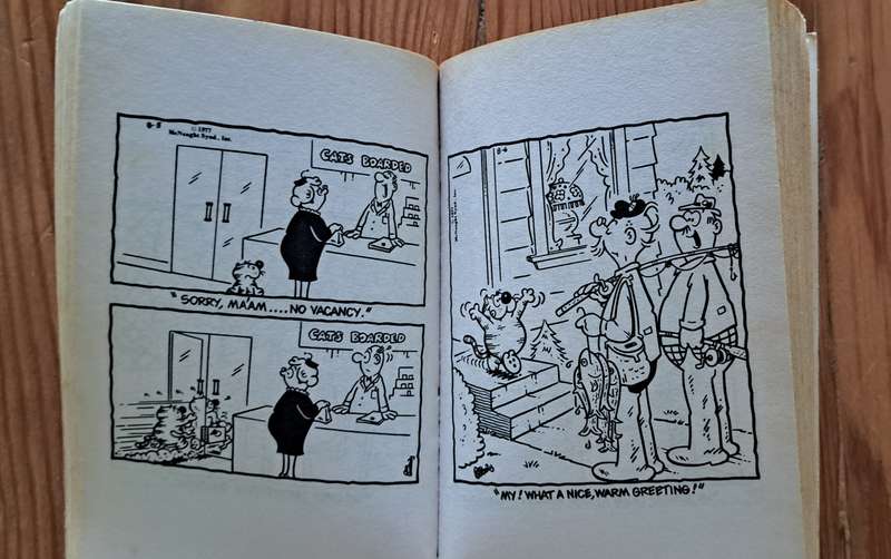 Heathcliff Spins A Yarn By George Gately 1987 comic book vintage old garfield cats funny humor