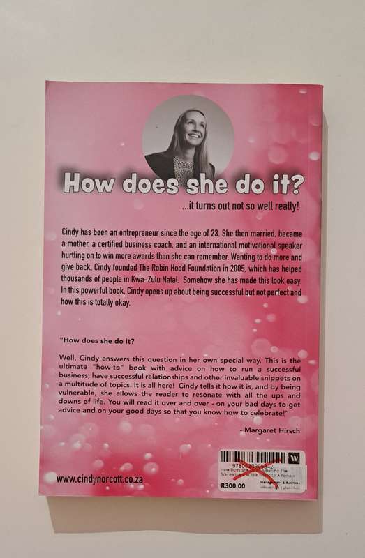How Does She Do It By Cindy Norcott entrepreneur family chic lit life business self help