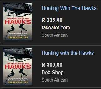 Hunting With The Hawks By Graham Coetzer Untold stories from the elite South African crime-fighting