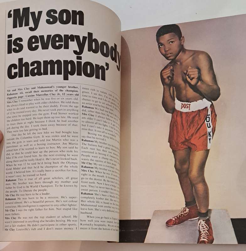 I Am King A Photographic biography Of Muhammad Ali By David King (1975) boxing Hero vintage rare