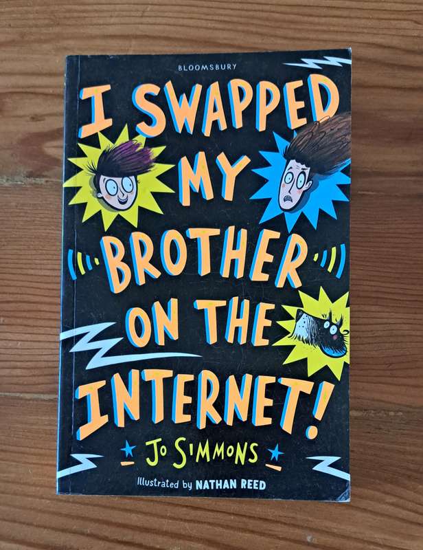 I Swapped My Brother On The Internet By Jo Simmons graphic novel comic children humor comedy