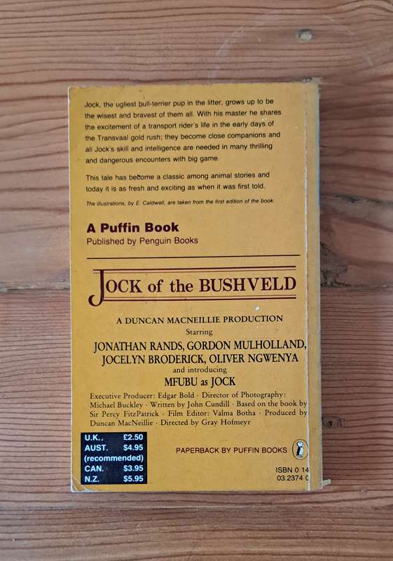 Jock Of The Bushveld By Sir Percy Fritz Patrick South Africa dogs travel adventure classics historic