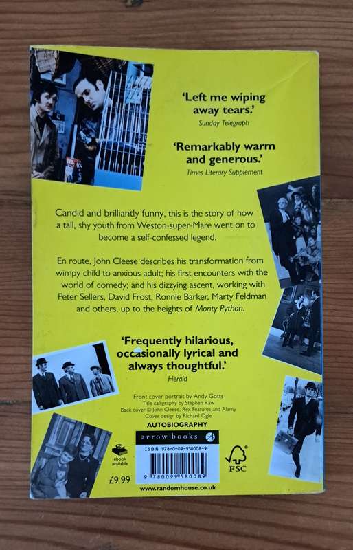 John Cleese So Anyway nonfiction biography comedy laughter memoir British literature classic