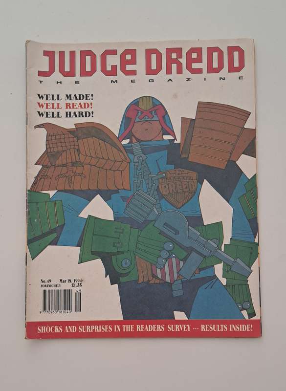 Judge Dredd Megazine #49 (1994) comic book rare retro old vintage collectable