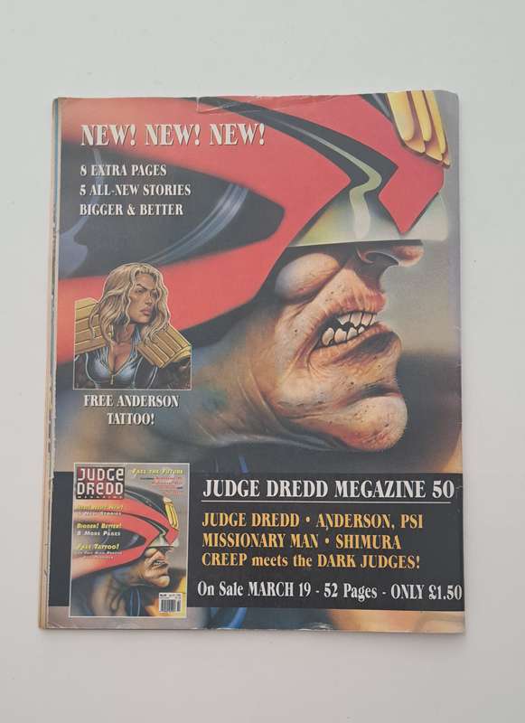 Judge Dredd Megazine #49 (1994) comic book rare retro old vintage collectable