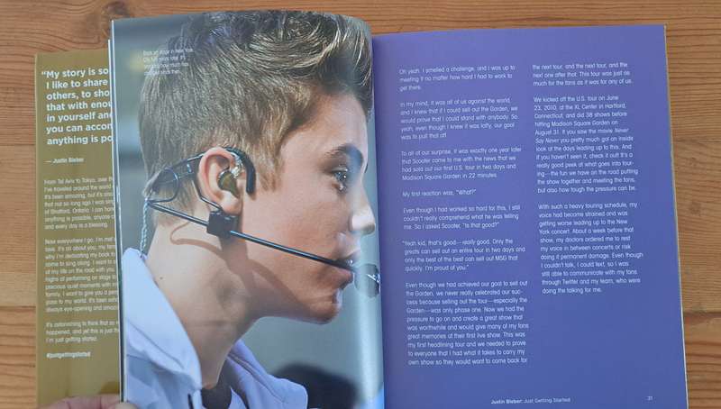 Justin Bieber Just Getting Started 100% Official music famous singer superstar biography