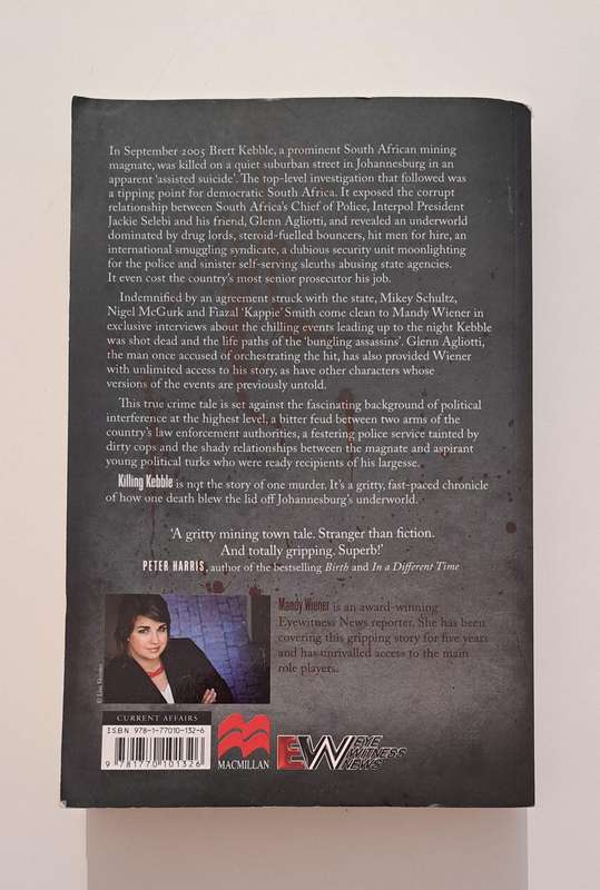 Killing Kebble An Underworld Exposed By Mandy Wiener true crime South Africa history mafia biography