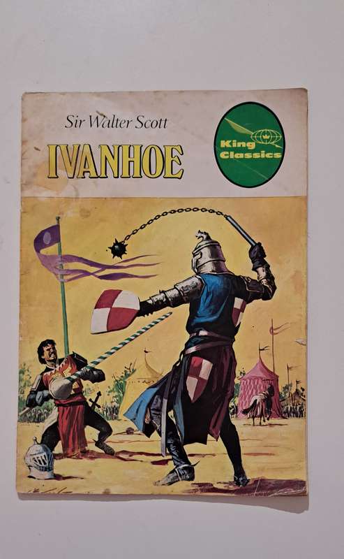 illustrated king Classics Comics Ivanhoe Sir Walter Scott (1979) rare vintage old classic