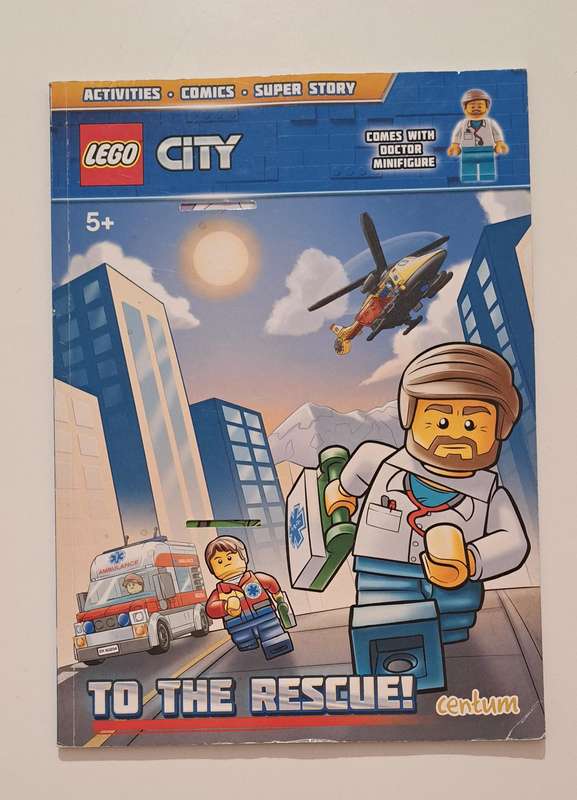 Lego city To The Rescue Activity book kids boys children's picture book puzzle comics
