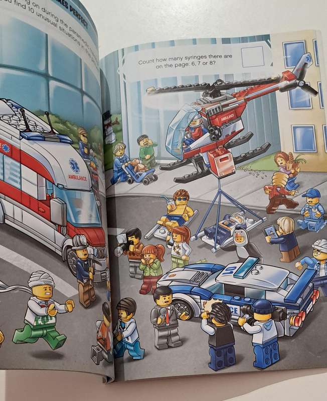 Lego city To The Rescue Activity book kids boys children's picture book puzzle comics