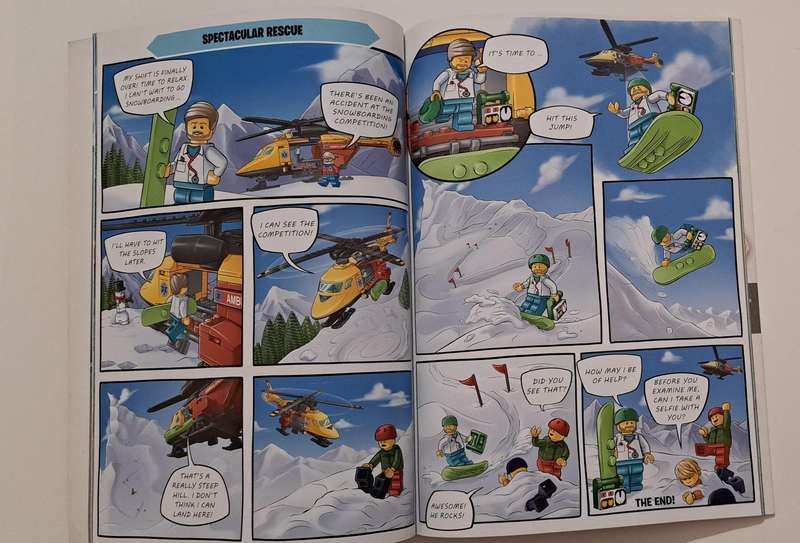 Lego city To The Rescue Activity book kids boys children's picture book puzzle comics