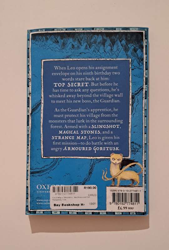 Leo's Map Of Monsters The Armoured Goretusk Kris Humphrey fantasy kids children youngsters