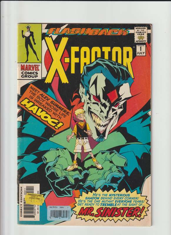 Marvel Comics X-Factor flashbacks (1997) #1 rare retro old vintage collectable comic books