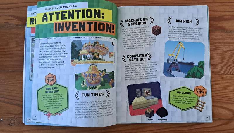Minecraft Master Builder Time Machine gamer kids teen children gaming games programming pc console