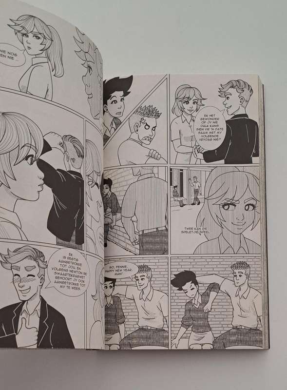 n Hart is net atome By Cecilia Steyn (Afrikaans) graphic novel comic fantasy romance love Chinese