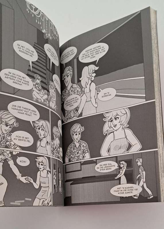 n Hart is net atome By Cecilia Steyn (Afrikaans) graphic novel comic fantasy romance love Chinese