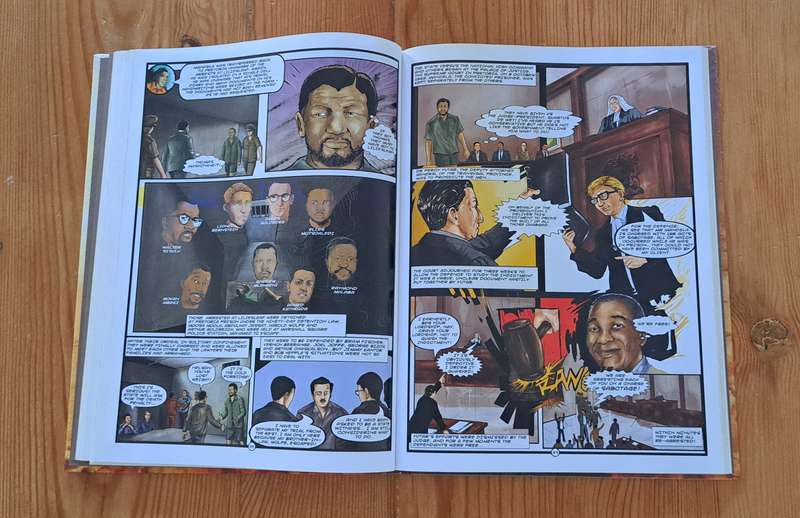 Nelson Mandela The Authorised Comic Book politics president South Africa History biography