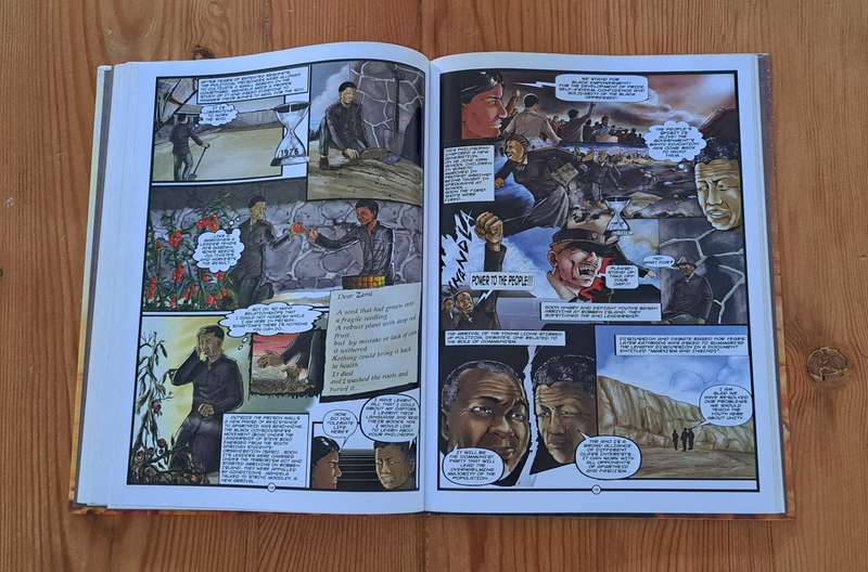Nelson Mandela The Authorised Comic Book politics president South Africa History biography