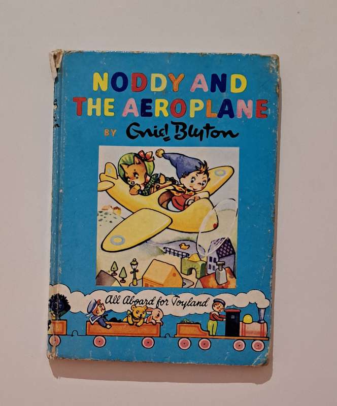 Noddy And The Aeroplane By Enid Blyton kids children's classic bedtime story book collectors item