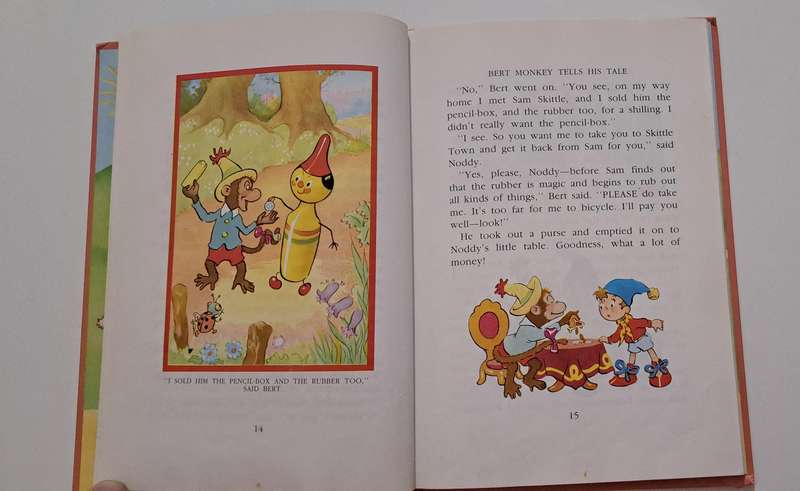 Noddy & The Magic Rubber By Enid Blyton picture books classic kids children's bedtime story