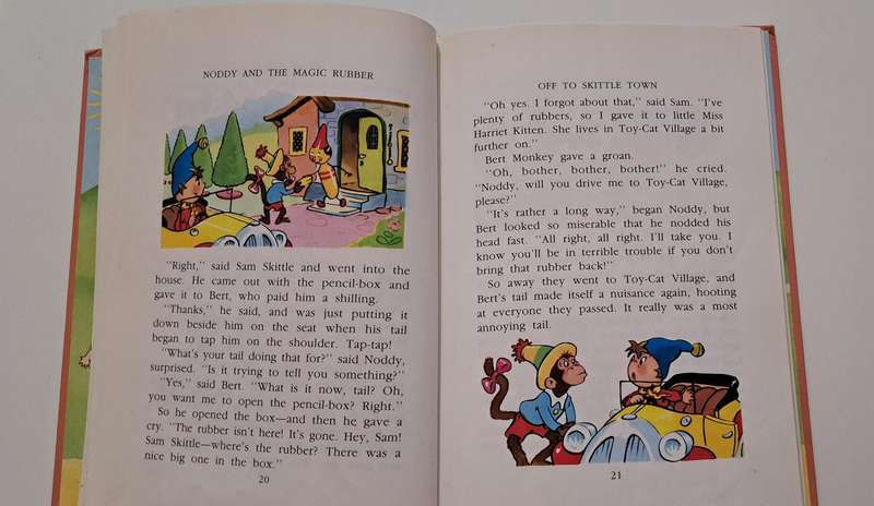 Noddy & The Magic Rubber By Enid Blyton picture books classic kids children's bedtime story