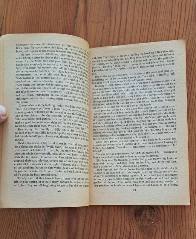 One Flew Over The Cuckoo's Nest By Ken Kesey psychology mental health classics novel banned books