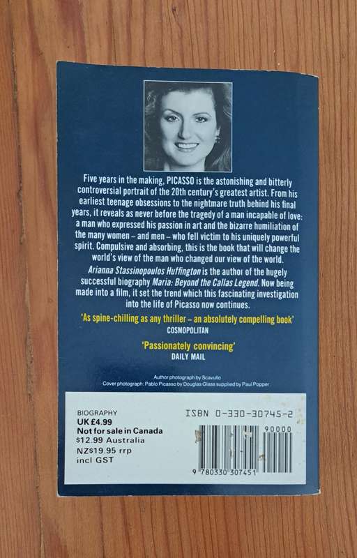 Picasso Creator & Destroyer Arianna Stassinopoulos Huffington art artist painter history biography F
