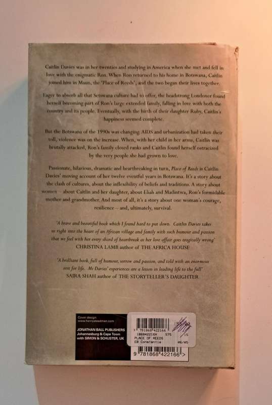 Place Of Reeds By Caitlin Davies Africa Botswana true love story nonfiction travel memoir biography