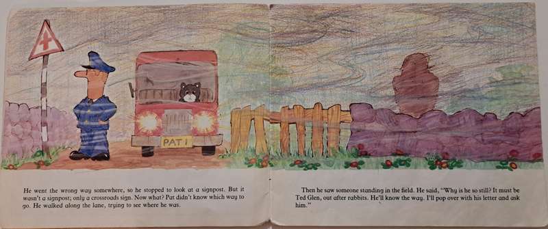 Postman Pat's Foggy Day By John Cunliffe (1984) TV show 80's kids children classics vintage old