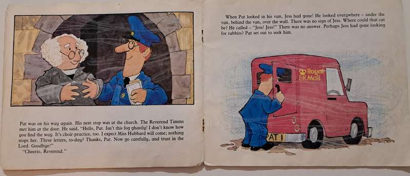Postman Pat's Foggy Day By John Cunliffe (1984) TV show 80's kids children classics vintage old