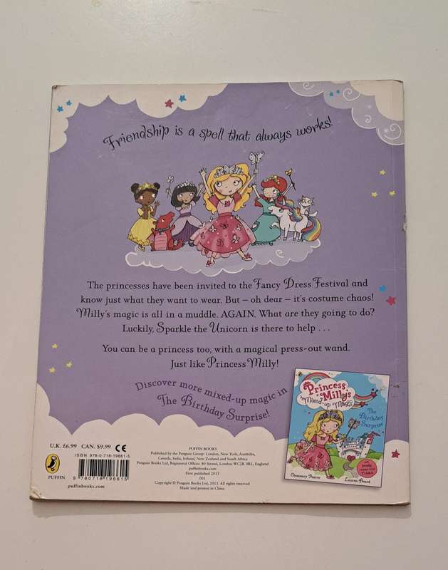 Princess Milly's Mixed Up Magic fancy Dress Festival Clemency Pearce kids children's picture book