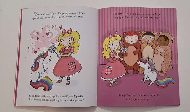 Princess Milly's Mixed Up Magic fancy Dress Festival Clemency Pearce kids children's picture book