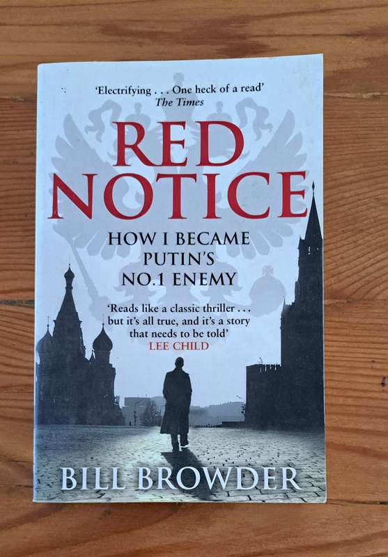 Red Notice How I Became Putin's No1 Enemy By Bill Browder history politics biography business true c