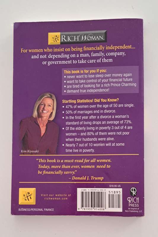 Rich Woman By Kim Kiyosaki business finance money self help Robert nonfiction personal development