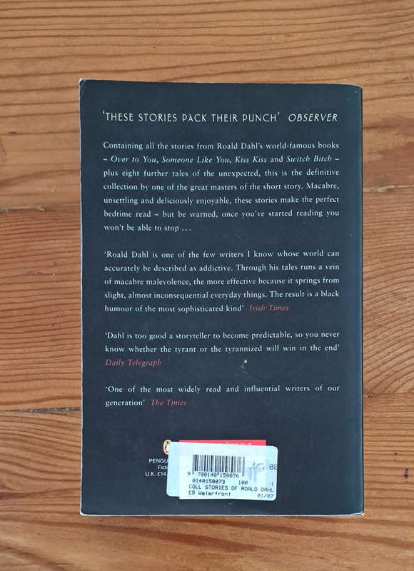 Roald Dahl Collected Short Stories classics fantasy horror humor literature kids children's